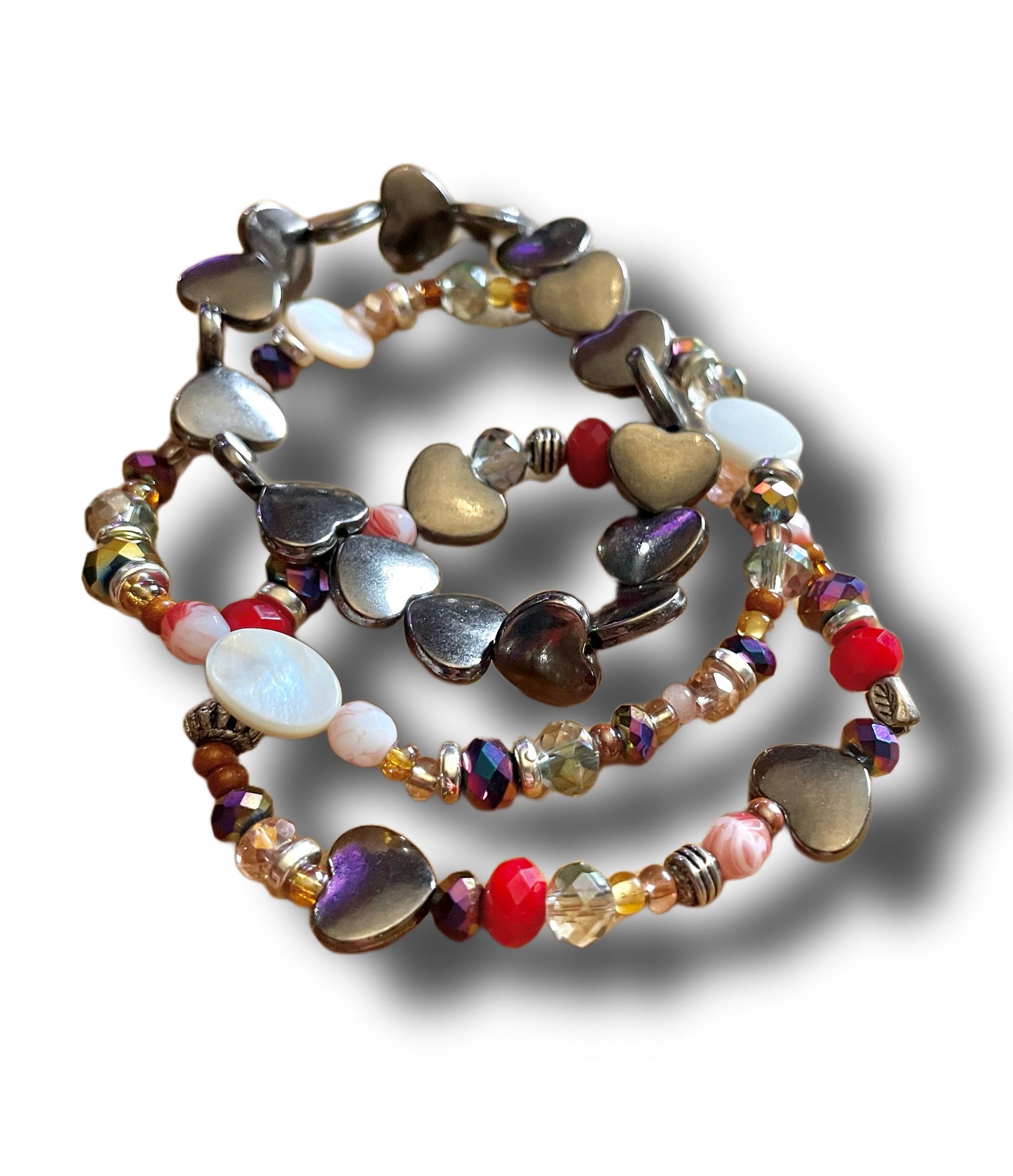 Valentines 3pc Stack Bracelet Stack