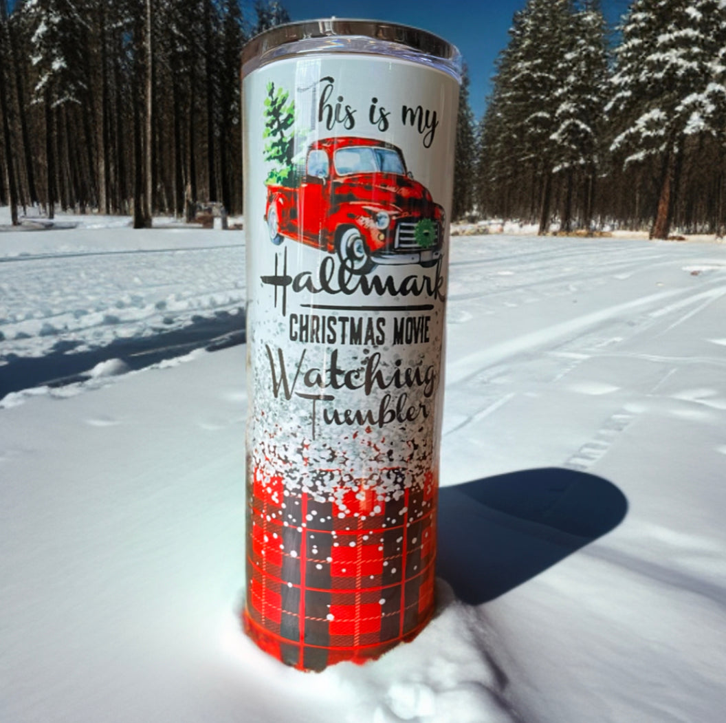 Christmas Hallmark Movie Tumbler