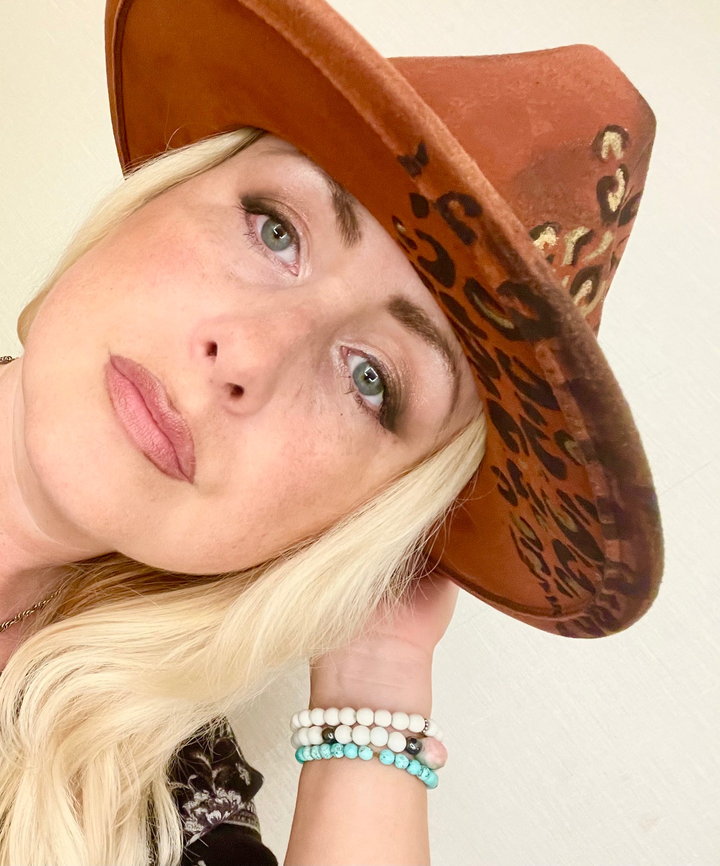 #49 Custom Loralee Garton Hat "Leopard Obsession"