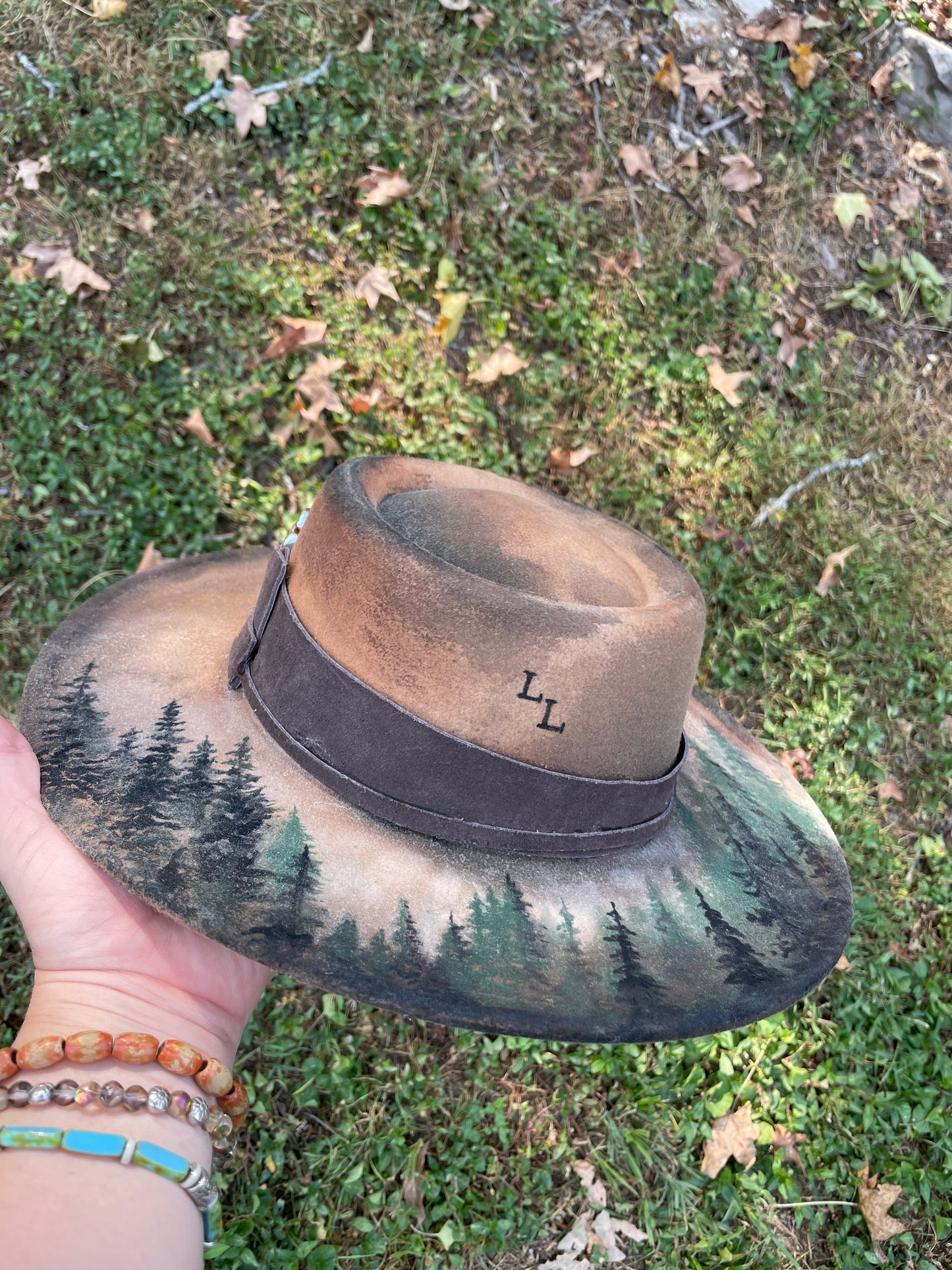 #74 “In The Pines” Custom Loralee Garton Hat
