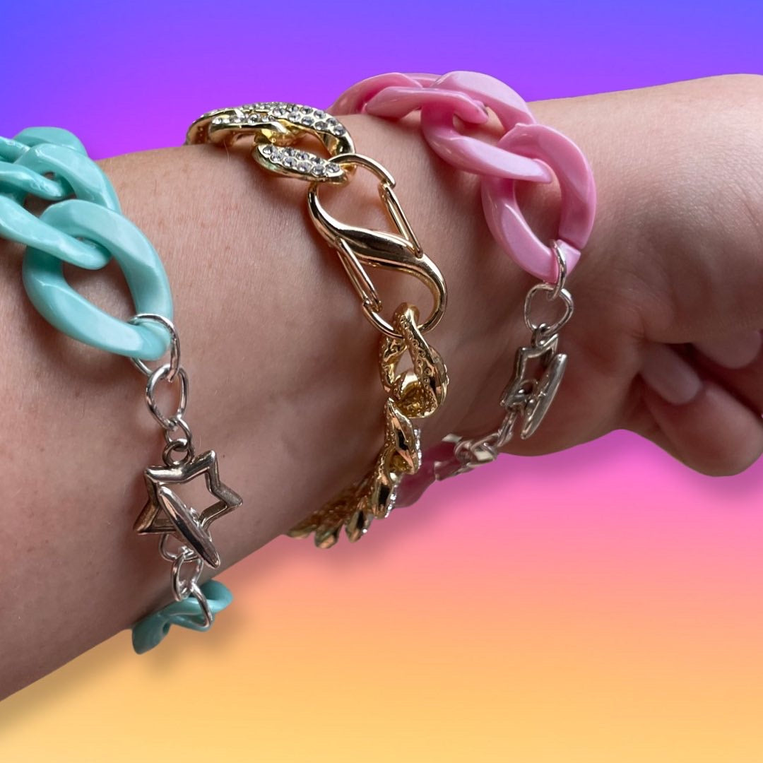 Chunky Monkey Chain Bracelet