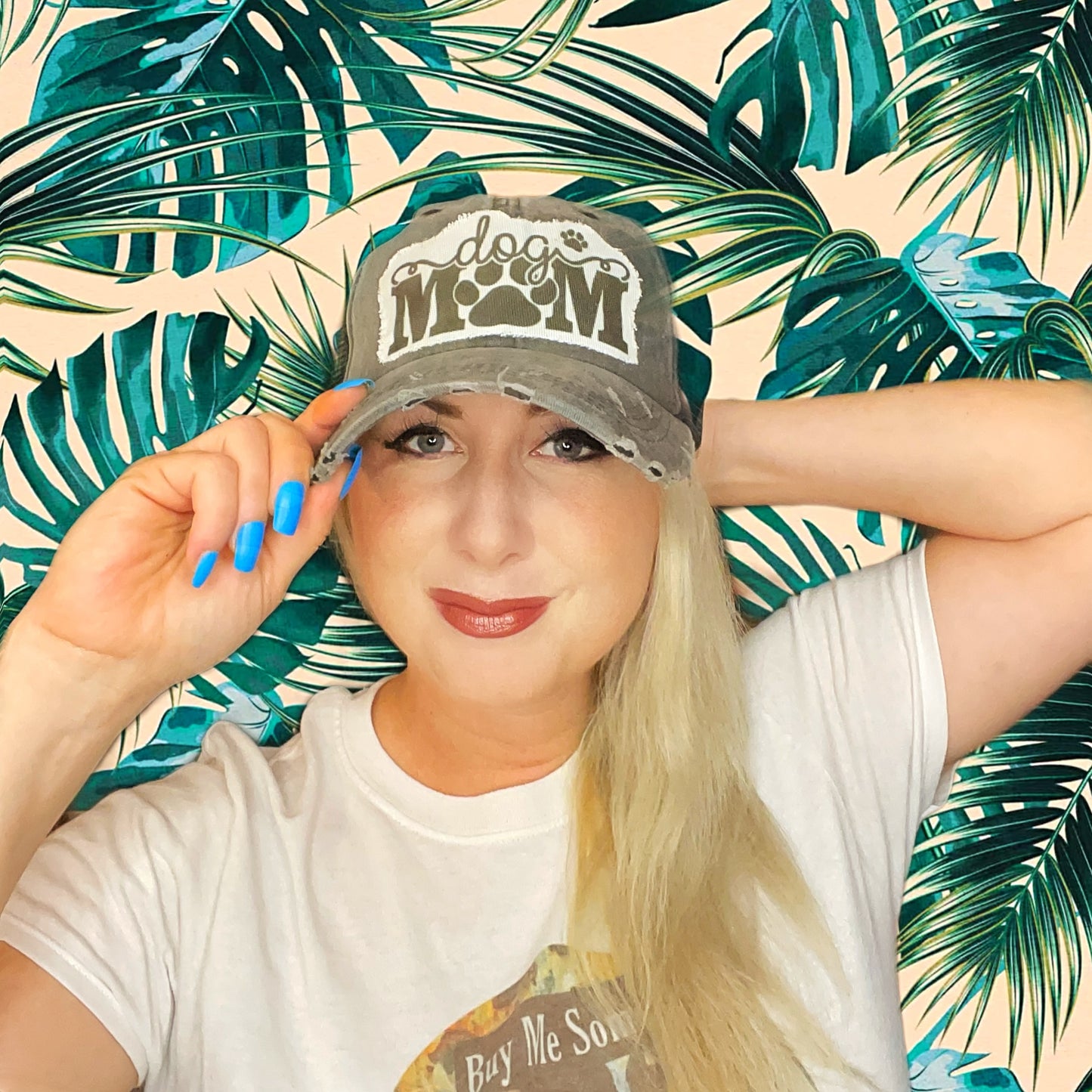 Dog Mom Ponytail Hat