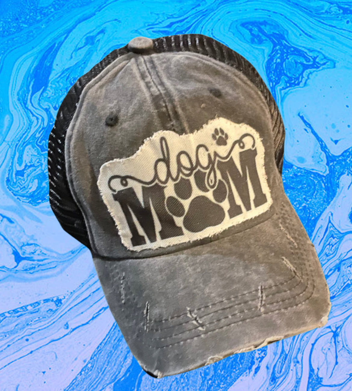 Dog Mom Ponytail Hat