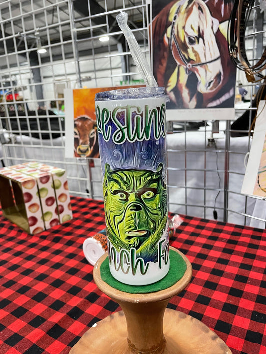 Resting Grinch Face 20oz Tumbler