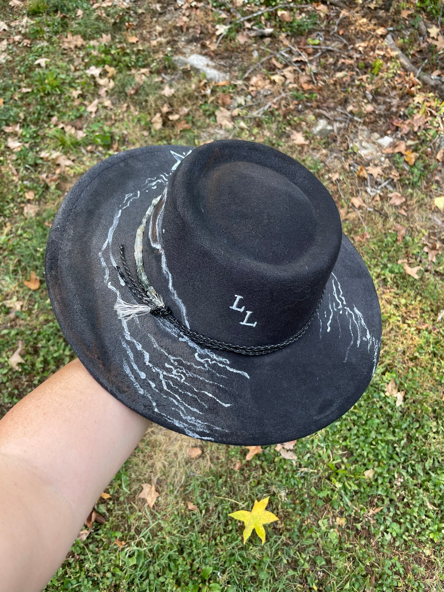 #75 “At Night We Ride” Custom Loralee Garton Hat