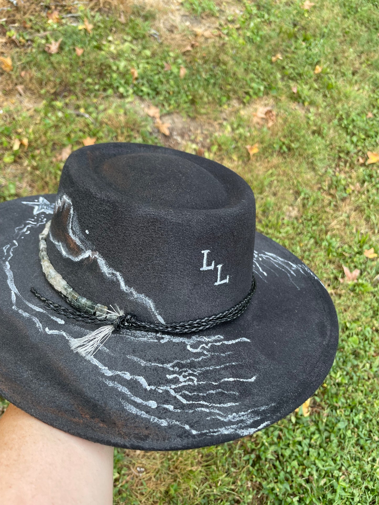 #75 “At Night We Ride” Custom Loralee Garton Hat