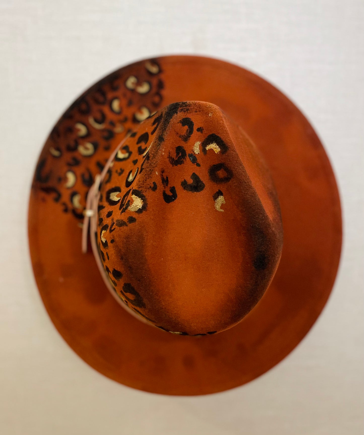 #49 Custom Loralee Garton Hat  "Leopard Obsession"