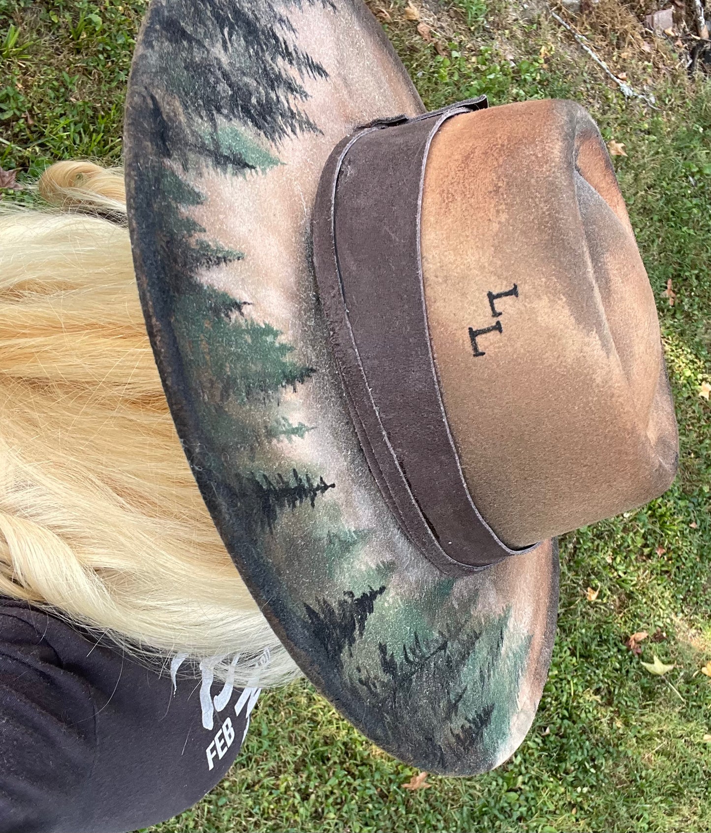 #74 “In The Pines” Custom Loralee Garton Hat