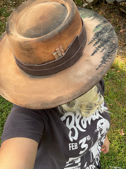 #74 “In The Pines” Custom Loralee Garton Hat