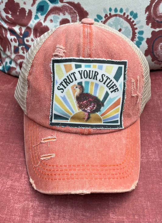 Strut Your Stuff Hat Ponytail Hat