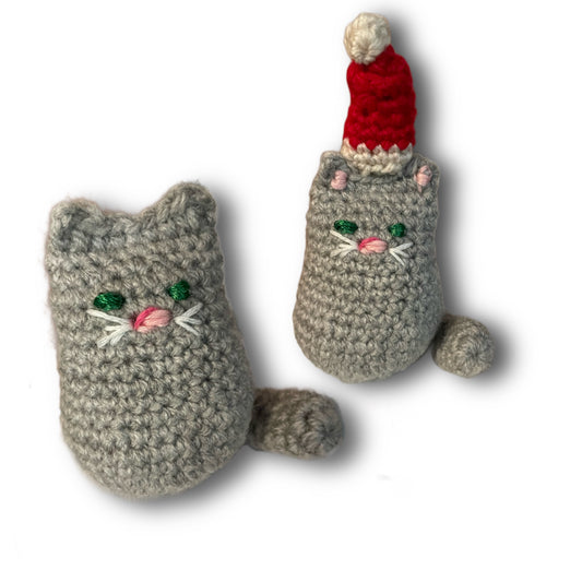 Tiny Kitties Crocheted and Made by Nana Joe! Handmade in Nashville, TN.