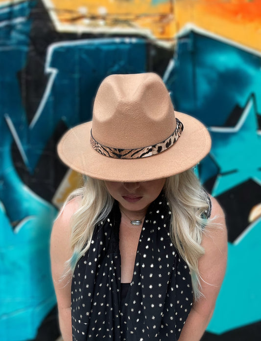 Tan Boho Hat