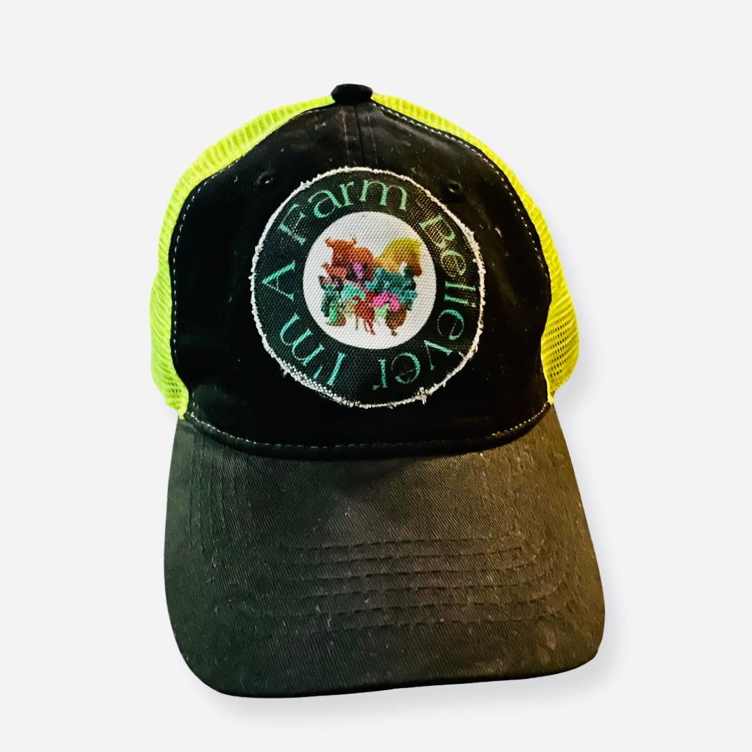 I’m A Farm Believer neon green hat